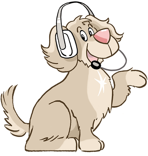 Stella with Headphones